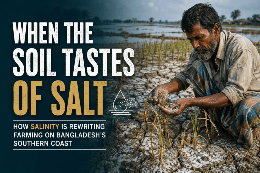 When the Soil Tastes of Salt: How Salinity Is Rewriting Farming on Bangladesh’s Southern Coast
